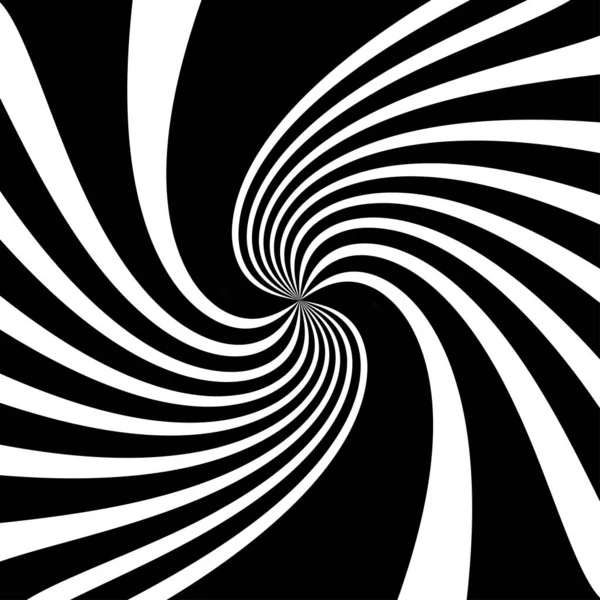 Giro Espiral Remolino Elemento Giratorio Rayas Giratorias Radiales — Vector de stock