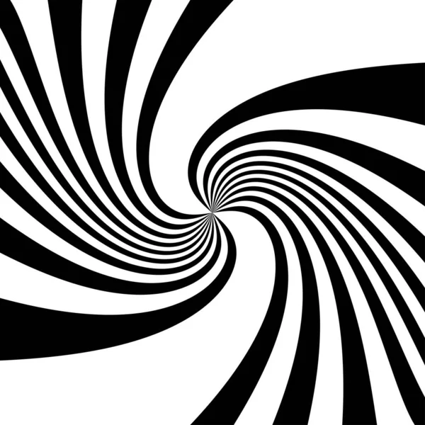 Giro Espiral Remolino Elemento Giratorio Rayas Giratorias Radiales — Vector de stock