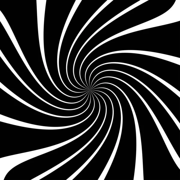 Giro Espiral Remolino Elemento Giratorio Rayas Giratorias Radiales — Vector de stock