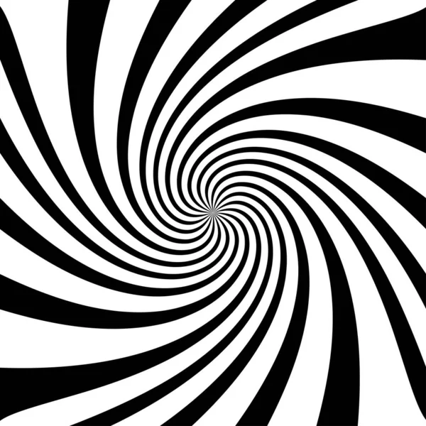 Giro Espiral Remolino Elemento Giratorio Rayas Giratorias Radiales — Vector de stock