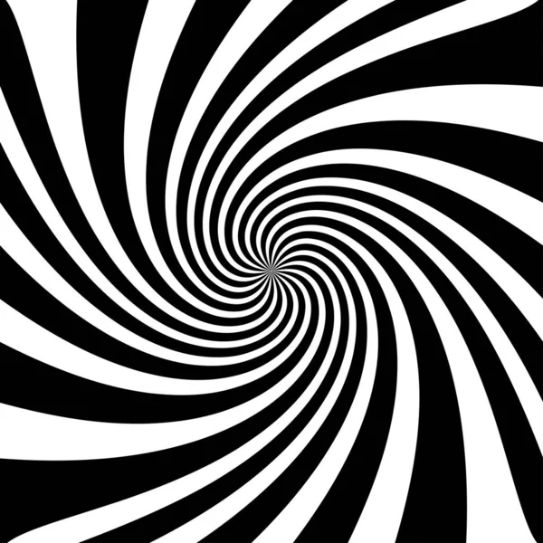 Giro Espiral Remolino Elemento Giratorio Rayas Giratorias Radiales — Vector de stock