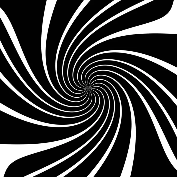 Twist Spiral Berputar Elemen Twirl Radial Berotasi Garis - Stok Vektor
