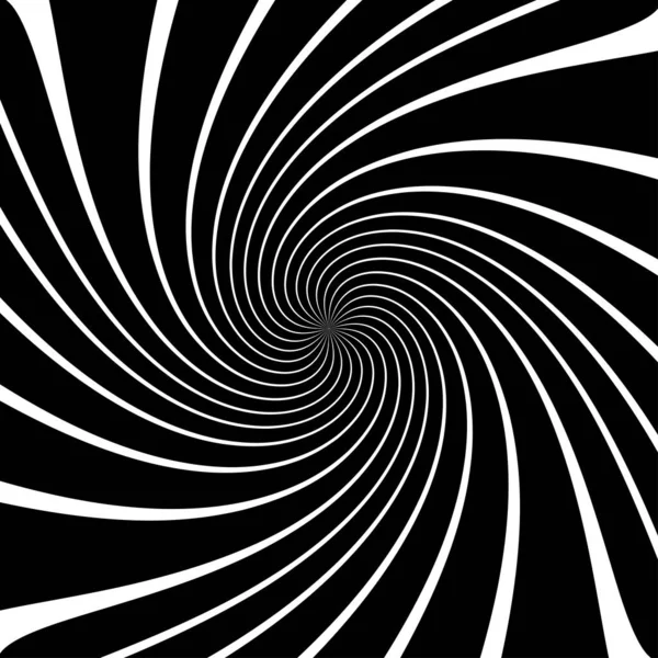 Giro Espiral Remolino Elemento Giratorio Rayas Giratorias Radiales — Vector de stock