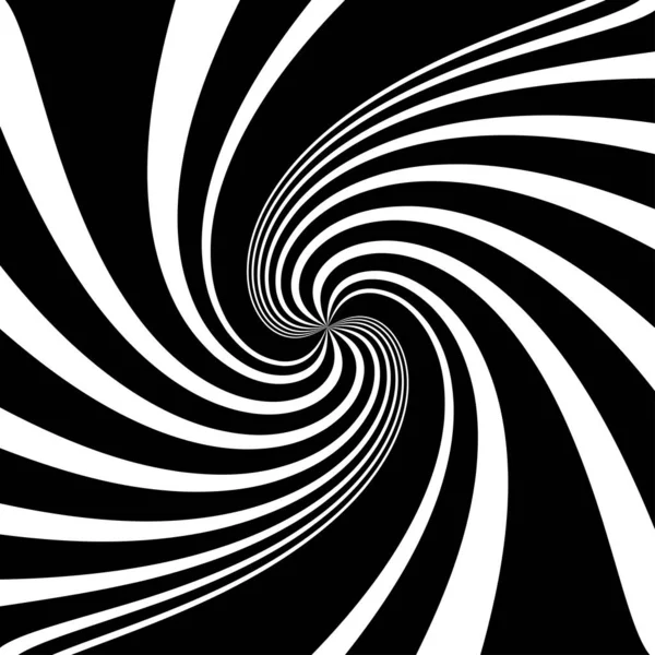 Giro Espiral Remolino Elemento Giratorio Rayas Giratorias Radiales — Vector de stock