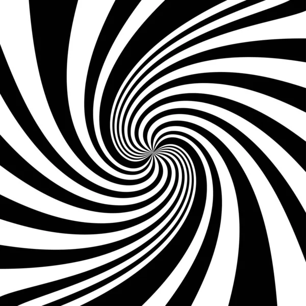 Giro Espiral Remolino Elemento Giratorio Rayas Giratorias Radiales — Vector de stock