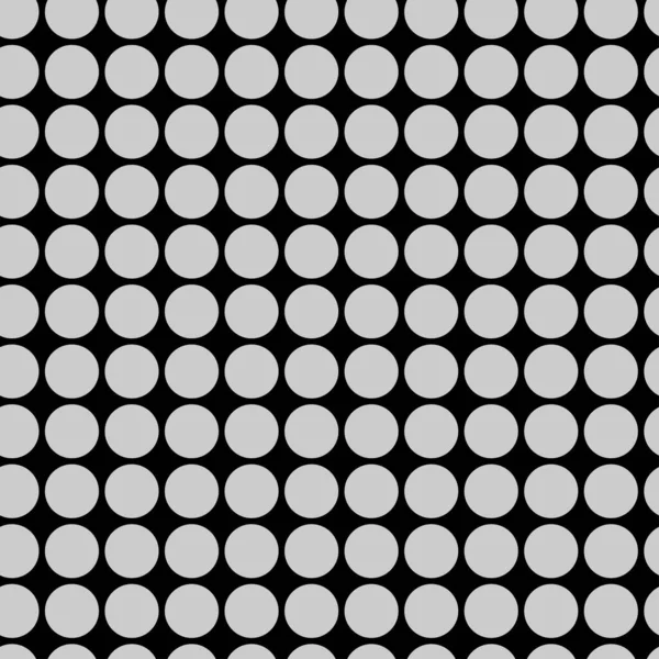 Círculos Azulables Repetibles Puntos Monocromáticos Blanco Negro Punteados Motas Patrón — Archivo Imágenes Vectoriales