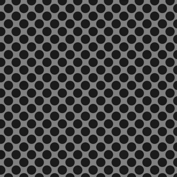Kręgi Płytki Powtarzające Się Czarno Białe Monochromatyczne Kropki Kropkowane Plamki — Wektor stockowy