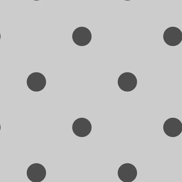 円テーブル 再現性のある黒と白のモノクロームのドット 斑点の円形パターン ベクトル — ストックベクタ