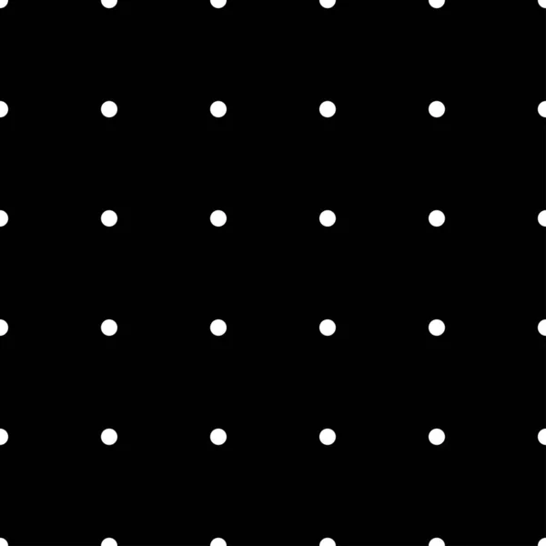 Κύκλοι Tileable Repeatable Μαύρο Και Άσπρο Μονόχρωμες Τελείες Διάστικτη Διάστικτα — Διανυσματικό Αρχείο