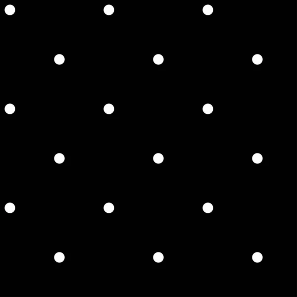 Cirklar Tileable Repeterbara Svartvita Monokroma Prickar Prickiga Spräckliga Cirkulära Mönster — Stock vektor