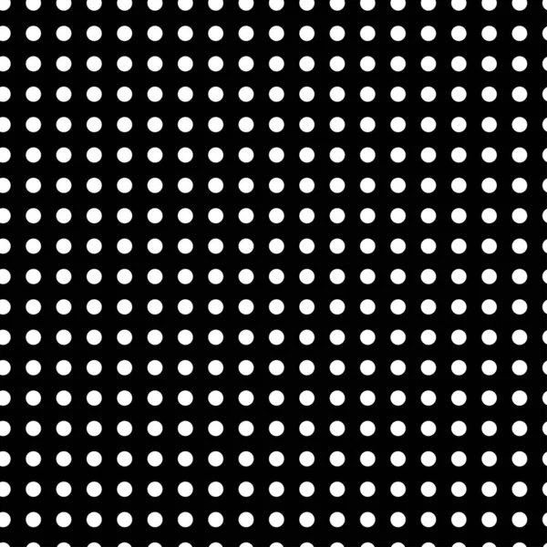 Cercles Carrelables Reproductibles Points Monochromes Noir Blanc Pointillés Mouchetures Motif — Image vectorielle