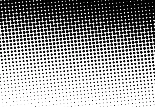 Circle Halftone Screentone Vektor Illustrationen Punkte Punkte Flecken Vektor Illustration — Stockvektor