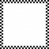 Kockás / Kockás négyzet alakú keret üres, üres hellyel, másoló hellyel. Squares keret, határ
