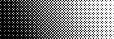 Çember yarım ton, ekran vektör çizimleri. Noktalı, noktalı, benekli vektör çizimi