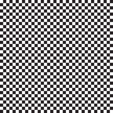 Kusursuz, tekrar edilebilir kareli desenli ve arkaplanlı. Satranç tahtası, satranç, dama tahtası dokusu, desen. Basit, temel monokrom, pepita, arkaplan değişimi