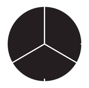 Çember pasta grafiği, 2 ile 20 bölümden oluşan pasta diyagramı simgesi. Basit, temel bilgi şeması, bilgi şablonu. Bölünmüş çemberler, dairesel diyagram, grafik simgesi