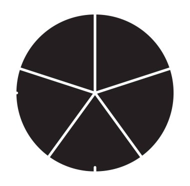Çember pasta grafiği, 2 ile 20 bölümden oluşan pasta diyagramı simgesi. Basit, temel bilgi şeması, bilgi şablonu. Bölünmüş çemberler, dairesel diyagram, grafik simgesi