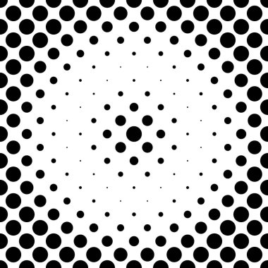 Çember yarım ton, ekran vektör çizimleri. Noktalı, noktalı, benekli vektör çizimi