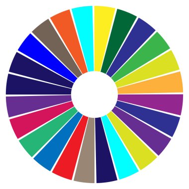 Pasta grafiği, pasta grafiği, diyagram vektör çizimi. Bilgi grafikleri, görselleştirme, bilgi teması için bir Clipart