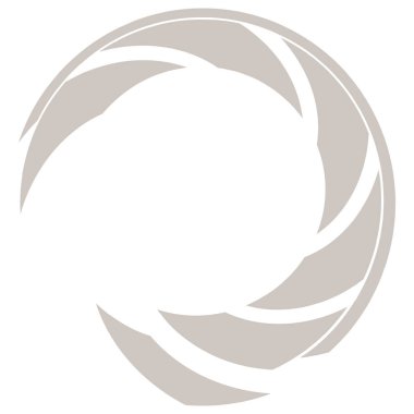 Siber-siber punk, bilim-kurgu geometrik daireler, halkalar. Yüksek teknoloji HUD elementleri. Eşmerkezli, tekno için döner daireler, teknoloji teması. Dairesel, yuvarlak tasarım elementleri