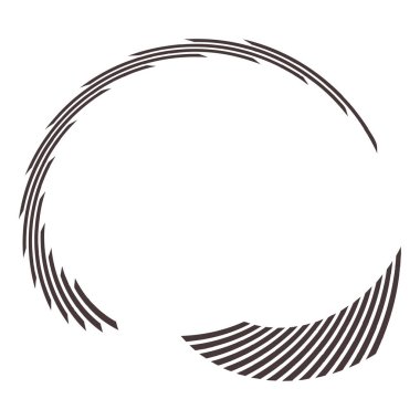 Siber-siber punk, bilim-kurgu geometrik daireler, halkalar. Yüksek teknoloji HUD elementleri. Eşmerkezli, tekno için döner daireler, teknoloji teması. Dairesel, yuvarlak tasarım elementleri