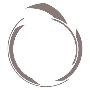 Siber-siber punk, bilim-kurgu geometrik daireler, halkalar. Yüksek teknoloji HUD elementleri. Eşmerkezli, tekno için döner daireler, teknoloji teması. Dairesel, yuvarlak tasarım elementleri