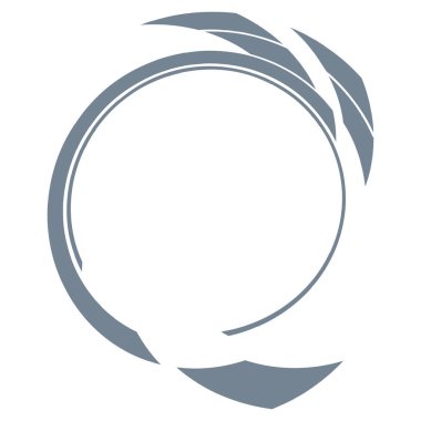 Siber-siber punk, bilim-kurgu geometrik daireler, halkalar. Yüksek teknoloji HUD elementleri. Eşmerkezli, tekno için döner daireler, teknoloji teması. Dairesel, yuvarlak tasarım elementleri