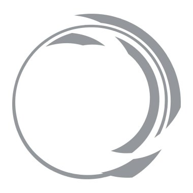 Siber-siber punk, bilim-kurgu geometrik daireler, halkalar. Yüksek teknoloji HUD elementleri. Eşmerkezli, tekno için döner daireler, teknoloji teması. Dairesel, yuvarlak tasarım elementleri