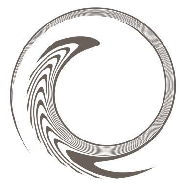 Siber-siber punk, bilim-kurgu geometrik daireler, halkalar. Yüksek teknoloji HUD elementleri. Eşmerkezli, tekno için döner daireler, teknoloji teması. Dairesel, yuvarlak tasarım elementleri