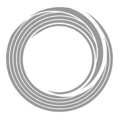 Siber-siber punk, bilim-kurgu geometrik daireler, halkalar. Yüksek teknoloji HUD elementleri. Eşmerkezli, tekno için döner daireler, teknoloji teması. Dairesel, yuvarlak tasarım elementleri