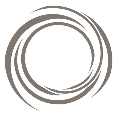 Siber-siber punk, bilim-kurgu geometrik daireler, halkalar. Yüksek teknoloji HUD elementleri. Eşmerkezli, tekno için döner daireler, teknoloji teması. Dairesel, yuvarlak tasarım elementleri