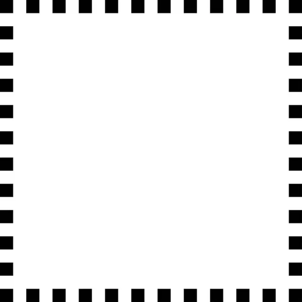 Checkered Chequered Vierkante Frame Met Lege Lege Ruimte Copyspace Vierkanten — Stockvector