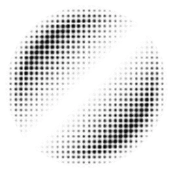 Cirkelhalve Toon Screentone Vector Illustraties Stippen Gestippelde Spikkels Vector Illustratie — Stockvector