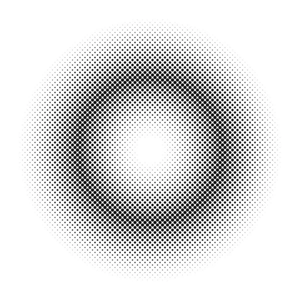 圆形半色调 尖角矢量插图 斑点矢量图解 — 图库矢量图片