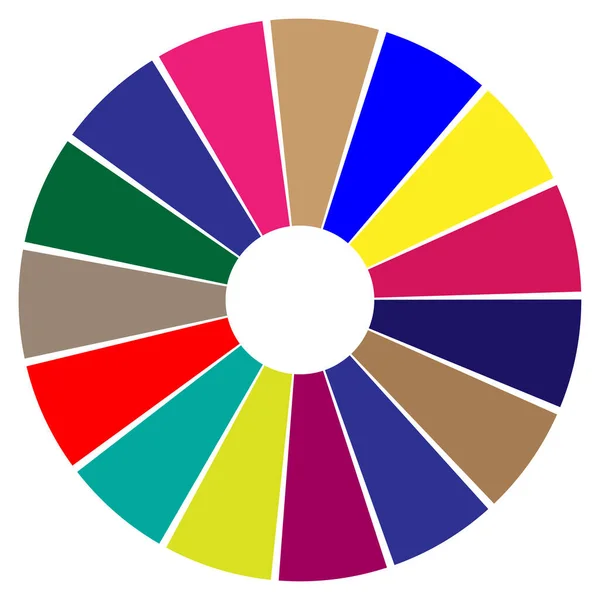 Diagramme Circulaire Diagramme Circulaire Illustration Vectorielle Diagramme Clipart Pour Infographie — Image vectorielle