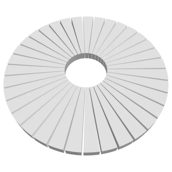 Diagramme Circulaire Diagramme Circulaire Illustration Vectorielle Diagramme Clipart Pour Infographie — Image vectorielle
