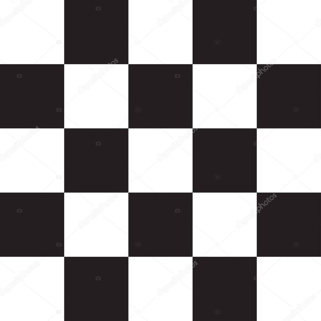Checkered, chequered squares pattern and background. Chessboard, chess, checkerboard texture, pattern. Simple and basic monochrome, pepita, alternating squares backdrop