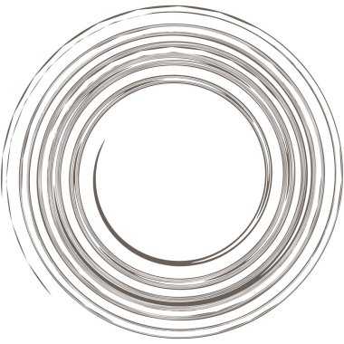 Siber-siber punk, bilim-kurgu geometrik daireler, halkalar. Yüksek teknoloji HUD elementleri. Eşmerkezli, tekno için döner daireler, teknoloji teması. Dairesel, yuvarlak tasarım elementleri