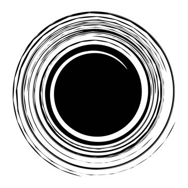 Siber-siber punk, bilim-kurgu geometrik daireler, halkalar. Yüksek teknoloji HUD elementleri. Eşmerkezli, tekno için döner daireler, teknoloji teması. Dairesel, yuvarlak tasarım elementleri