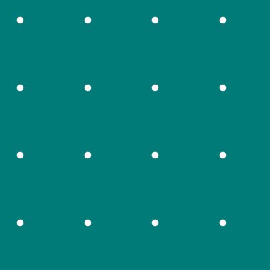 Beyaz daireler, noktalar, renk arkaplanı üzerindeki lekeler. Kusursuz tekrarlanabilir yarım ton kalıbı. Basit noktalama, noktalama, noktalama işaretleri, ambalaj kağıdı çizimleri. Vektör