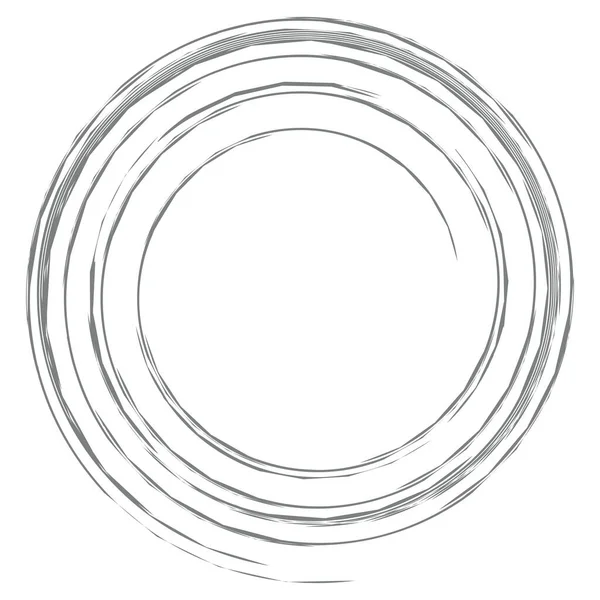 网络朋克 科幻几何圈 高科技Hud元素 同心圆 径向旋转的技术 技术主题 圆形设计要素 — 图库矢量图片