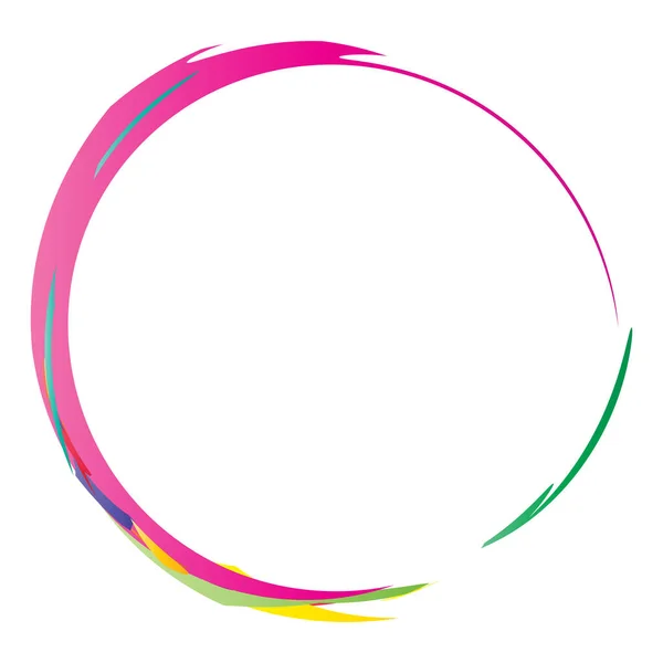 Spirale Circulaire Tourbillon Cercle Tourbillon Vectoriel Illustration Conception Vectorielle Abstraite — Image vectorielle