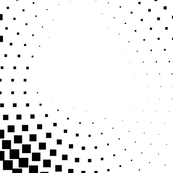Vierkanten Halftoon Geometrische Achtergrond Patroon Textuur Vector Illustratie — Stockvector