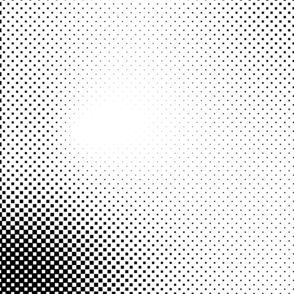 Squares Halftone Geometric Background Pattern Texture Vector Illustration — Stock Vector