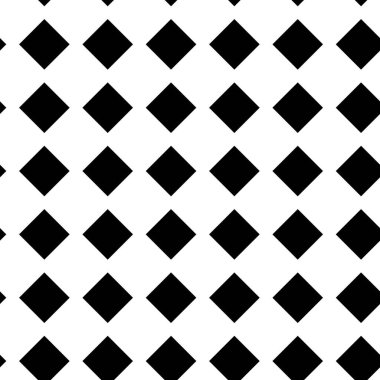 Kusursuz, tekrarlanabilir kareler yarım ton geometrik arkaplan deseni ve doku vektör çizimi