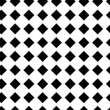 Kusursuz, tekrarlanabilir kareler yarım ton geometrik arkaplan deseni ve doku vektör çizimi