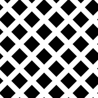 Kusursuz, tekrarlanabilir kareler yarım ton geometrik arkaplan deseni ve doku vektör çizimi
