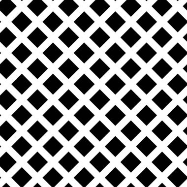 Kusursuz, tekrarlanabilir kareler yarım ton geometrik arkaplan deseni ve doku vektör çizimi