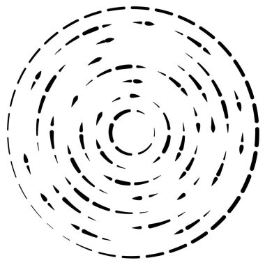 Soyut dairesel, radyal tasarım elementi. Geometrik dalgalanan çizgiler. Patlama, yıldız patlaması, güneş patlaması ve hortum, kıvrım ve kasırga sanatı