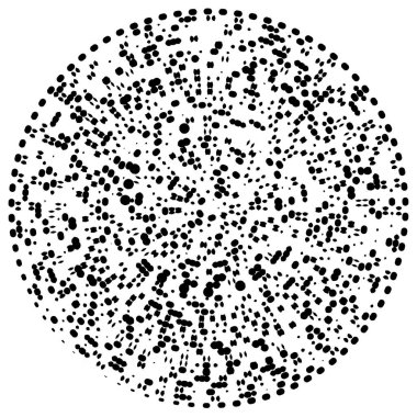Soyut dairesel, radyal tasarım elementi. Geometrik dalgalanan çizgiler. Patlama, yıldız patlaması, güneş patlaması ve hortum, kıvrım ve kasırga sanatı